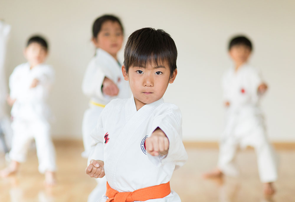 小学校低学年の空手